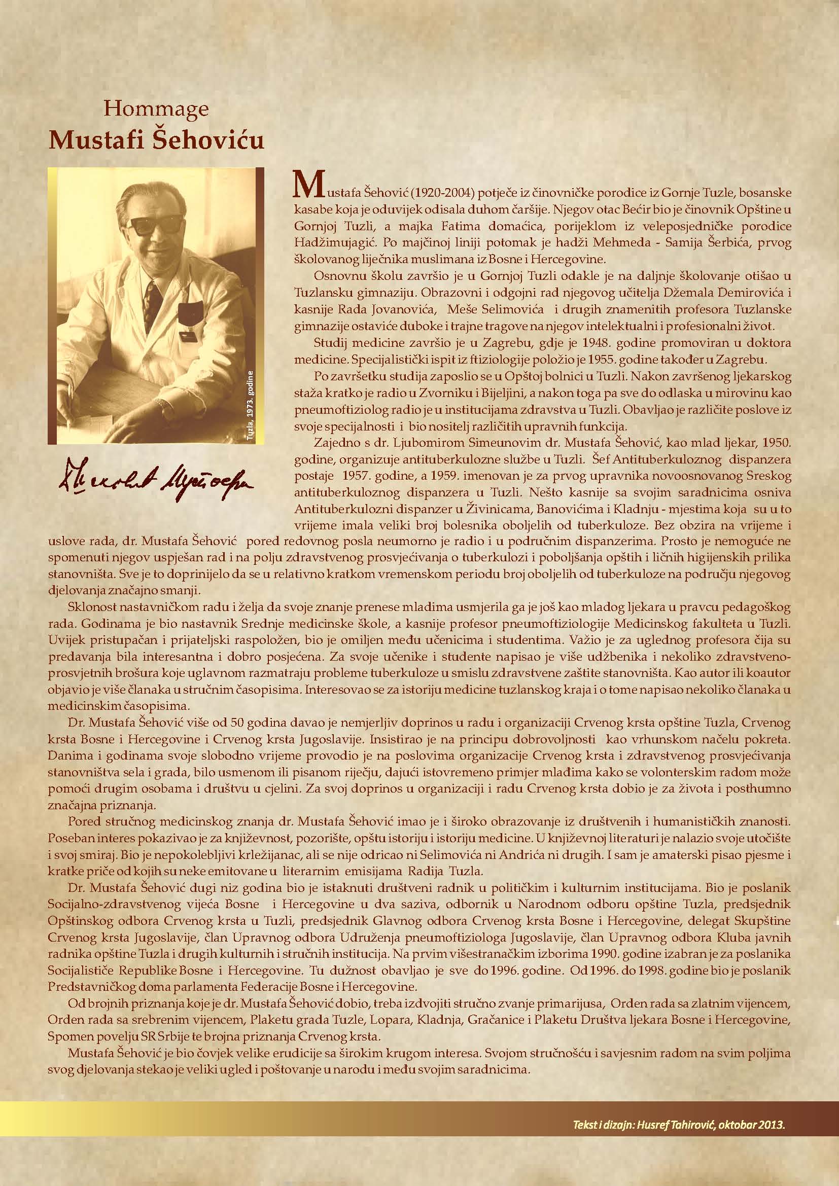dr Mustafa Sehovic stranica